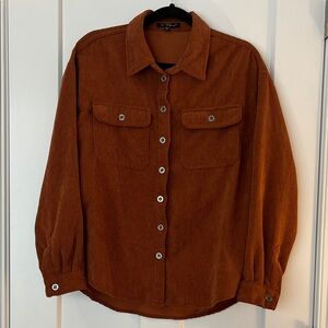 Velvet Heart Rust Button Down Shirt